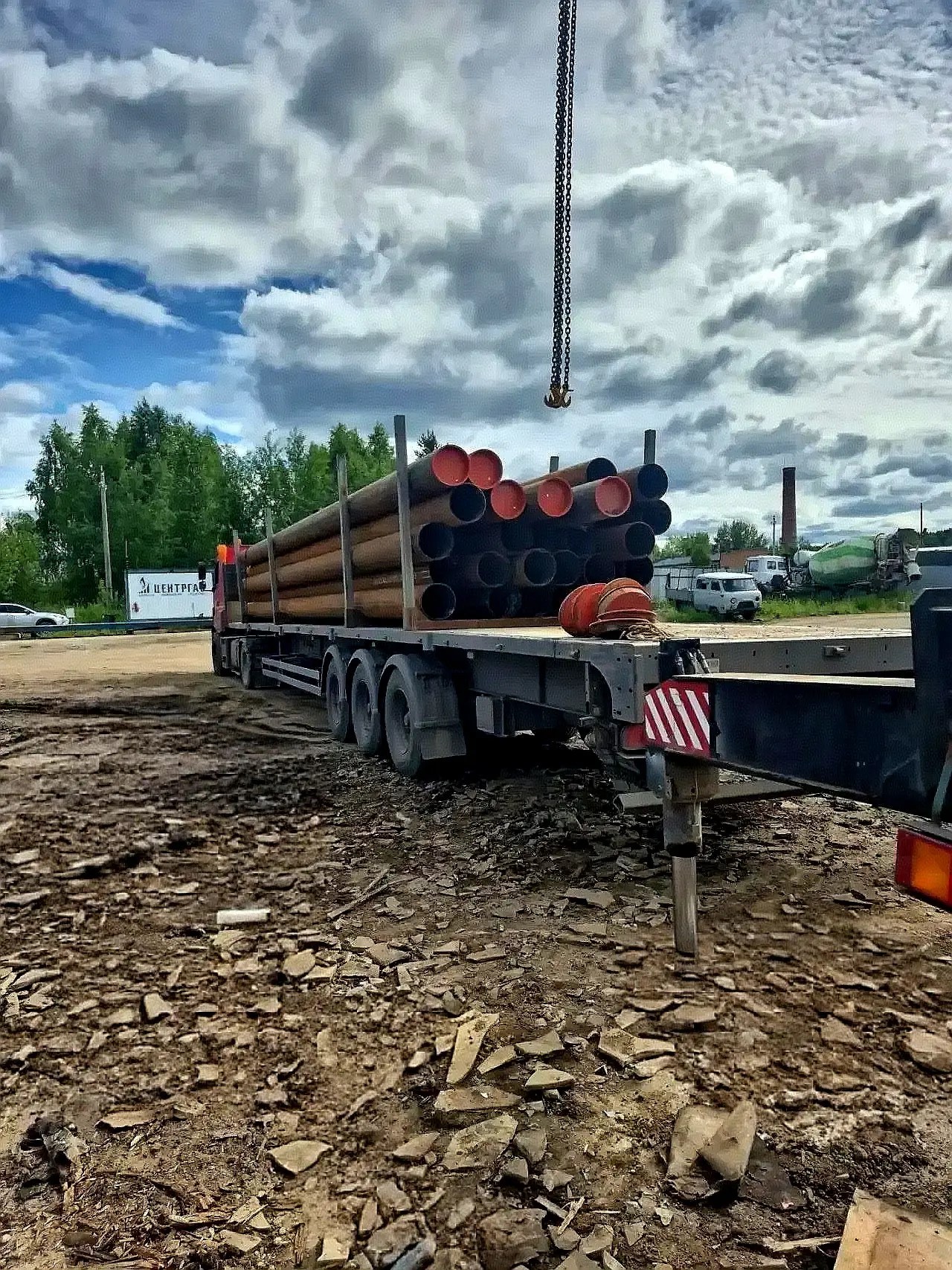 Отгрузка труб 325х8 ст.09Г2С ГОСТ 8732-78 (20,25тн) в ООО “СТАЛЬЭНЕРГО”